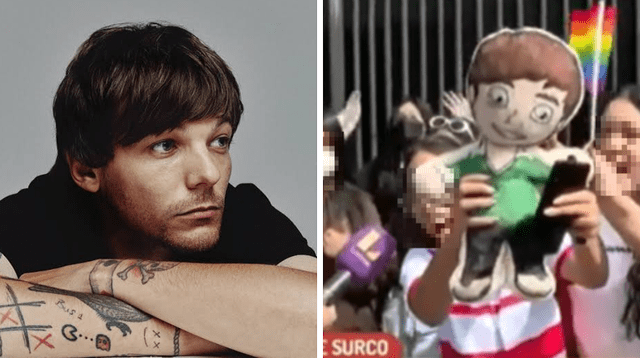 Fanáticas de Louis Tomlinson le cantan “Mi bebito, fiu fiu”.