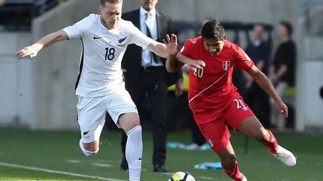 Perú vs Nueva Zelanda se encontraron en el repechaje de Rusia y ahora se encuentran en amistoso en Barcelona.