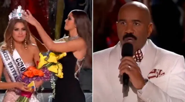 La vez que Steve Harvey se equivocó de ganadora en el Miss Universo 2015.