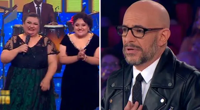 Ricardo Morán se emociona con participante.