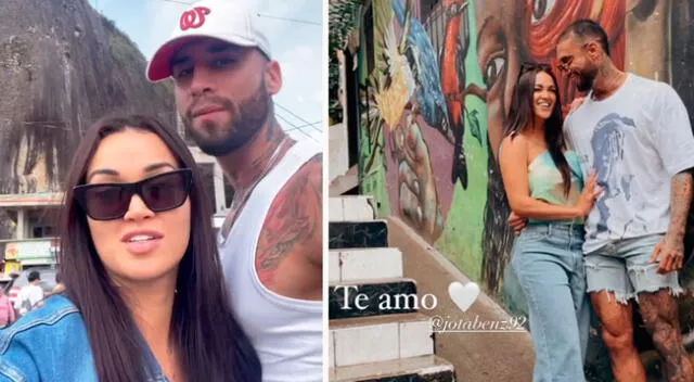 Angie Arizaga y Jota Benz se van de viaje a Colombia.