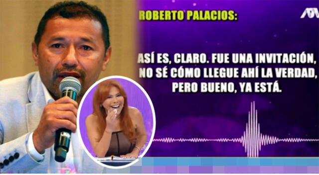 Chorri Palacios se 'justifica' tras ampay y Magaly Medina lo trolea.
