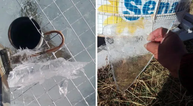 Las heladas son fenómenos que se presentan en zonas de la sierra durante las estaciones de otoño e invierno, llegando a temperaturas por debajo de los cero grados.