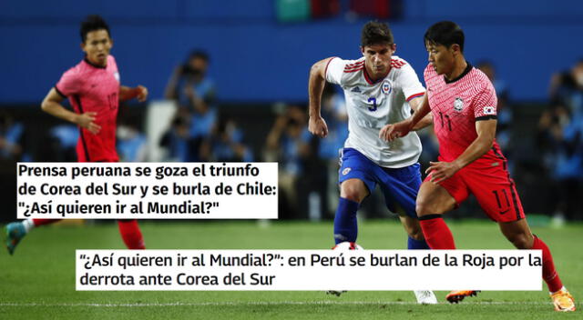 Prensa chilena reacciona a publicación de medio peruano tras derrota ante Corea.