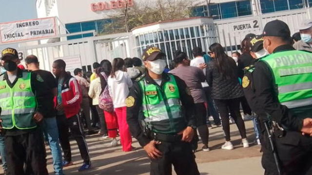 Amenza de presunto tiroteo en colegio Trilce.