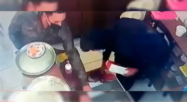 Ate: delincuentes armados roban 6 mil soles de un chifa [VIDEO]