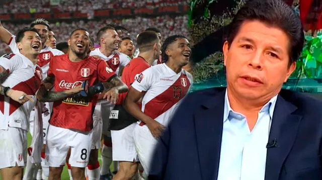 Pedro Castillo se refirió al repechaje mundialista que jugará hoy la 'Bicolor'. Foto: composición EFE/captura de TV Perú