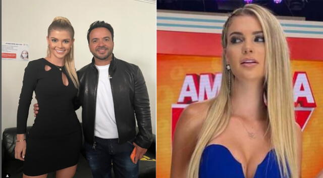 Brunella Horna alborotò las redes al posar junto a Luis Fonsi.