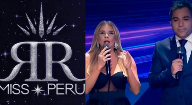 Johanna San Miguel y Renzo Schuller nerviosos en la final del Miss Perú 2022.