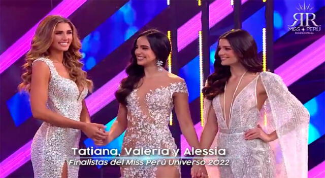 Las finalistas del Miss Perú 2022.