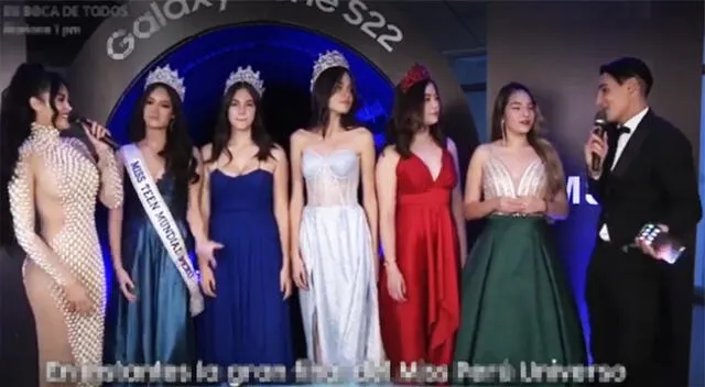 Las finalistas del Miss Perú La Pre se hicieron presentes en la final del Miss Perú 2022.