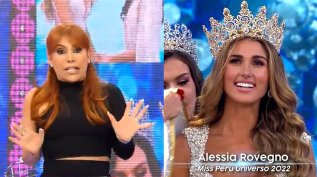 Magaly Medina decepcionada con coronación de Alessia Rovegno.