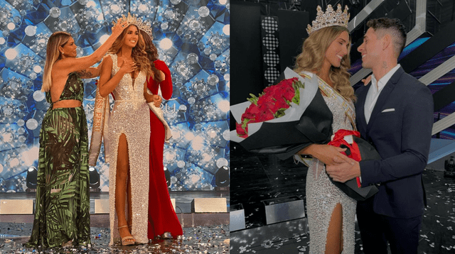 Hugo García orgulloso de Alessia Rovegno por ganar el Miss Perú 2022.
