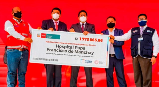 Pachacámac: construcción del hospital Papa Francisco en Manchay iniciará en noviembre