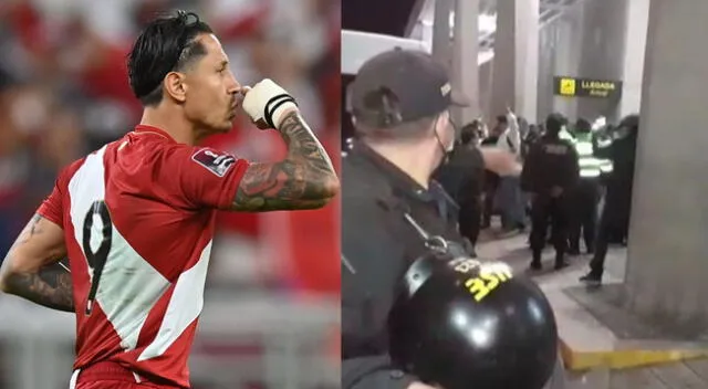 Gianluca Lapadula, delantero de la selección peruana, alborotó las calles del Cusco.