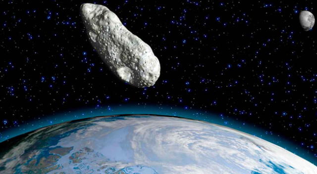 Así fue el paso del asteroide cerca de la Tierra.