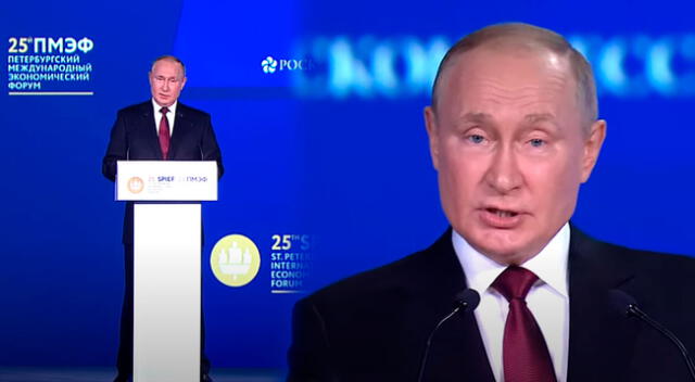 El presidente Vladímir Putin enfatizó que Occidente trató de “aplastar la economía rusa”.