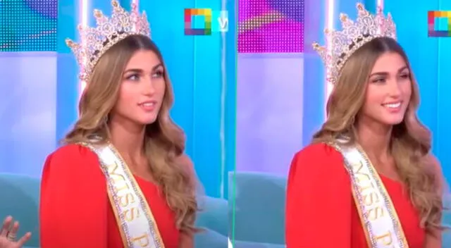 Alessia Rovegno responde por qué habló del aislamiento global en final del Miss Perú.