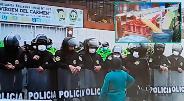 Desalojan colegio inicial en SJL y el Minsa toma fuertes medidas.