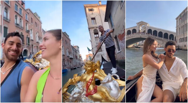 Flavia Laos y Austin Palao comparten momentos juntos en Venecia.