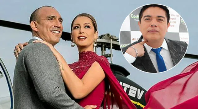 Karla Tarazona destaca a su esposo Rafael Fernández.