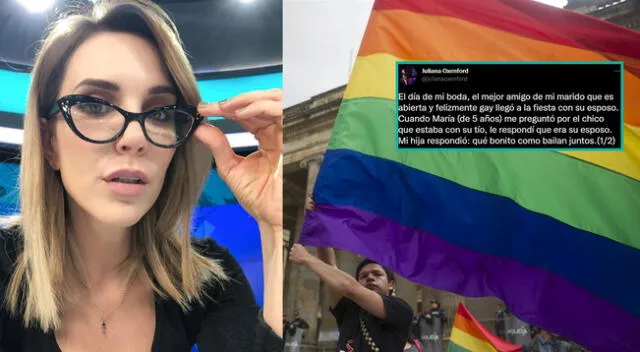 Juliana Oxenford, se refirió a los prejuicios de la sociedad por la homosexualidad.