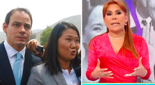 Magaly Medina se pronuncia sobre divorcio de Keiko Fujimori y Mark Vito.