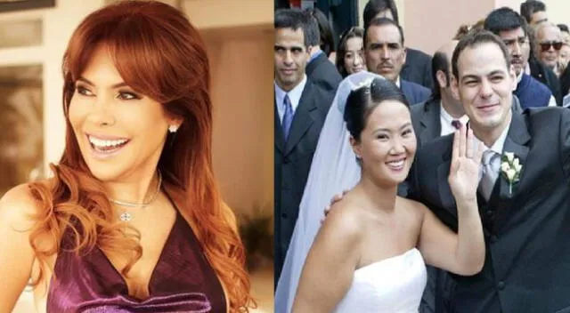 Magaly Medina lamenta fin del matrimonio de Keiko Fujimori y Mark Vito.