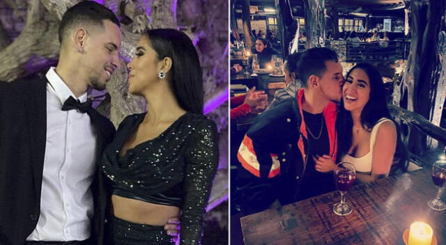 Melissa Paredes se luce feliz con su pareja Anthony Aranda.