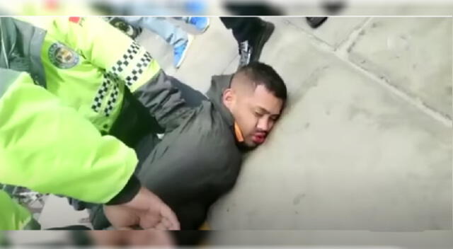 Surco: delincuente roba celular a joven y vecinos se unen para atraparlo [VIDEO]