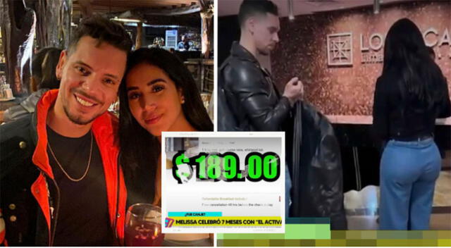 Melissa Paredes habría gastado más de 700 soles en una noche en exclusivo hotel.