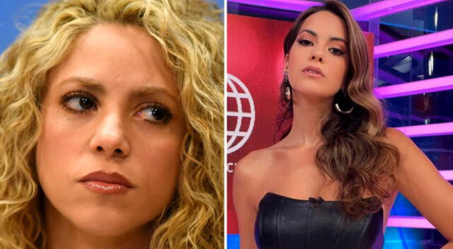 Valeria Piazza quedó sorprendida al ver a Shakira.