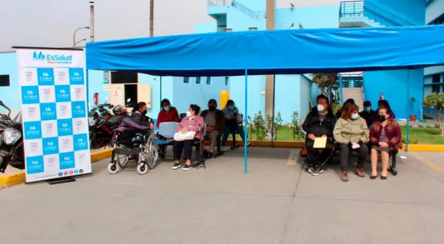 Carpas donde se atienden a más pacientes.