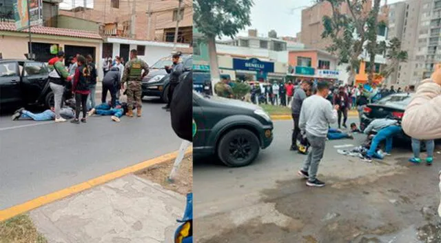 Policías detienen a banda delincuencial que quiso robar tienda de abarrotes en Comas.