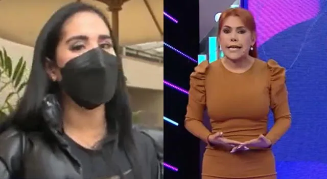 Melissa Paredes da la cara en televisión