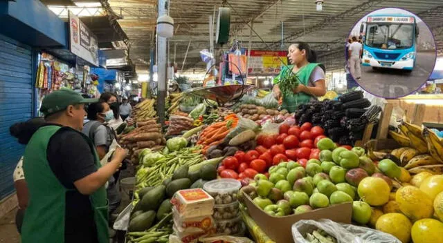 Conoce en esta nota el precio de los alimentos a un día del paro de transporte público en Lima y Callao.