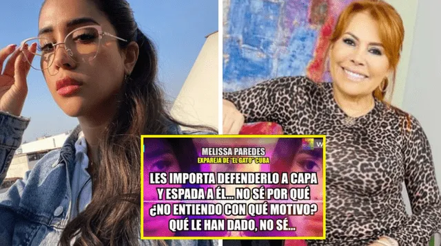 Melissa Paredes arremete contra Magaly Medina.