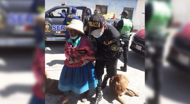 Áncash: detienen a anciana que robó pensión a otra adulta mayor en Carhuaz