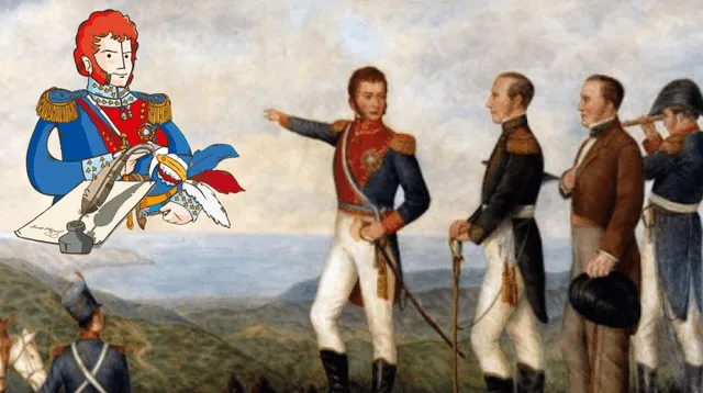 Se unió a Bolívar para asegurar la emancipación de los españoles en la batalla de Ayacucho.