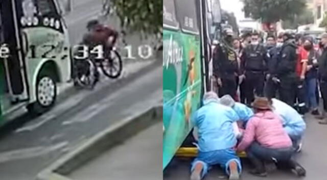 Trujillo: hombre en silla de ruedas es atropellado por un bus de transporte público [VIDEO]