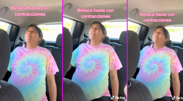 La joven se hizo viral al compartir la manera en que se relajó antes del parto.