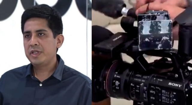 Ministro del Interior entregó equipos recuperados a periodistas de Cuarto Poder [VIDEO]