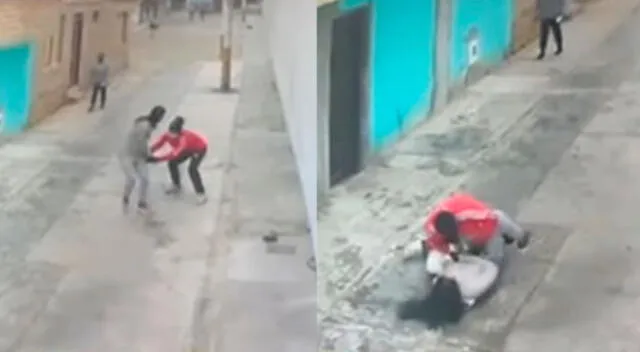 Ventanilla: ladrón tumba a mujer al suelo para robarle sus pertenencias [VIDEO]