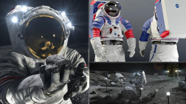 Así serían los nuevos trajes espaciales de la NASA.