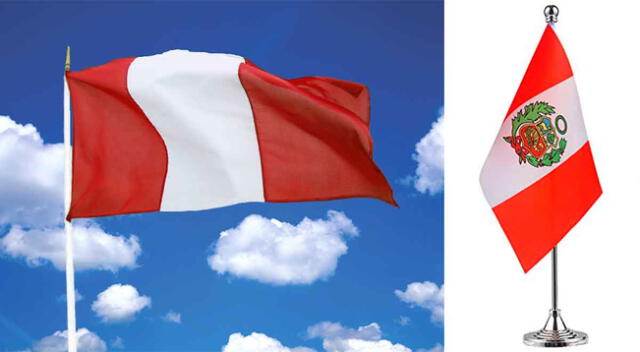 Conoce la diferencia entre las 4 tipos de banderas que tiene el Perú.