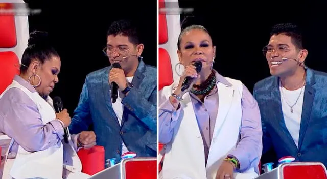 Eva Ayllón confesó que no recordaba letra de conocido tema.