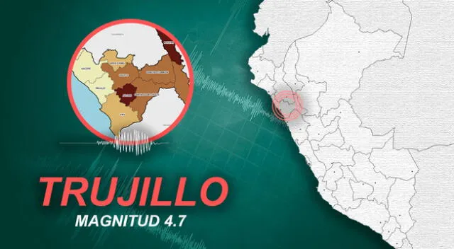 Un fuerte sismo se registró en Trujillo esta mañana, según IGP.