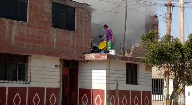 Tacna: segundo piso de vivienda se incendia tras una parrilla familiar