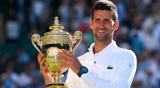 Novak Djokovic se coronó campeón en Wimbledon y no pierde en este torneo desde el 2017.