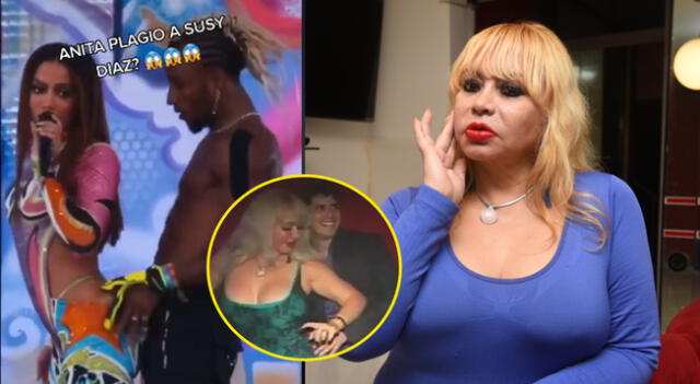 Anita es acusada de haber copiado el baile de Susy Díaz